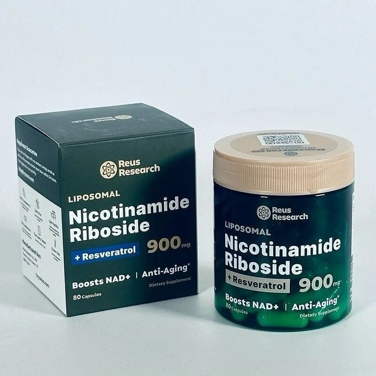 NAD + Resveratrol Reus Research™ X80 caps