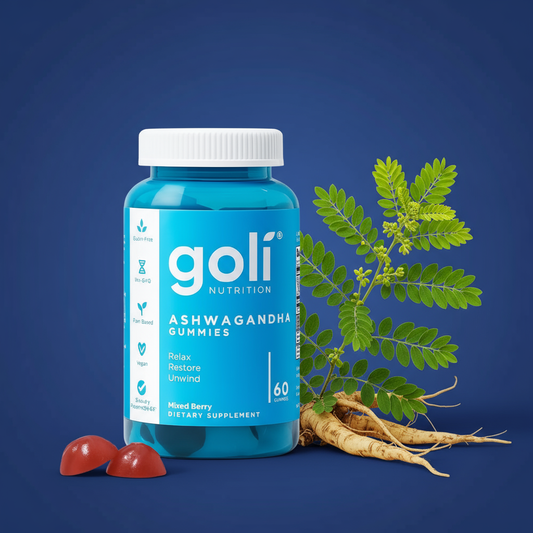 Goli con planta de ashwagandha