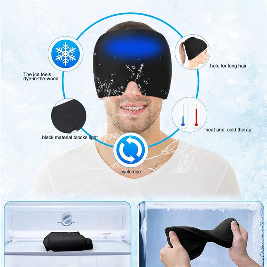 Gorro de Hidrogel Frio para el Dolor de Cabeza