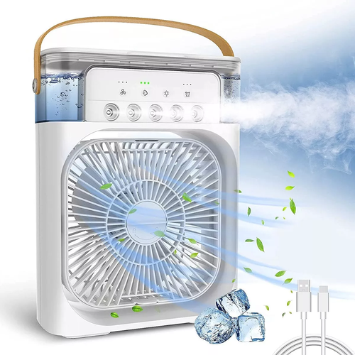 Ventilador con Agua + Aire Acondicionado
