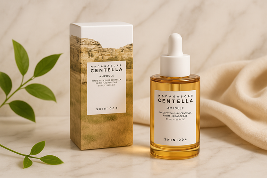 Centella Ampoule con fondo comercial