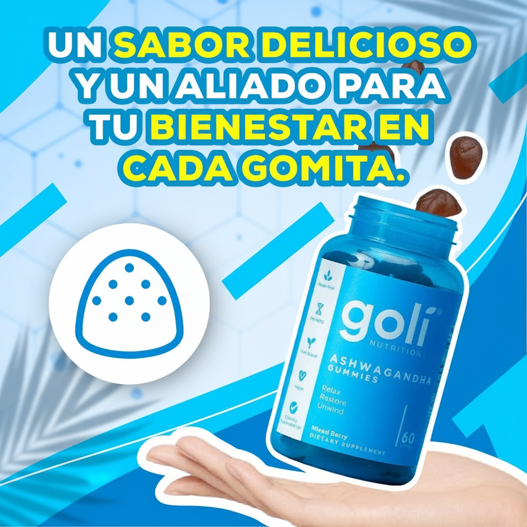 Goli Ashwagandha - Sabor delicioso mejorado