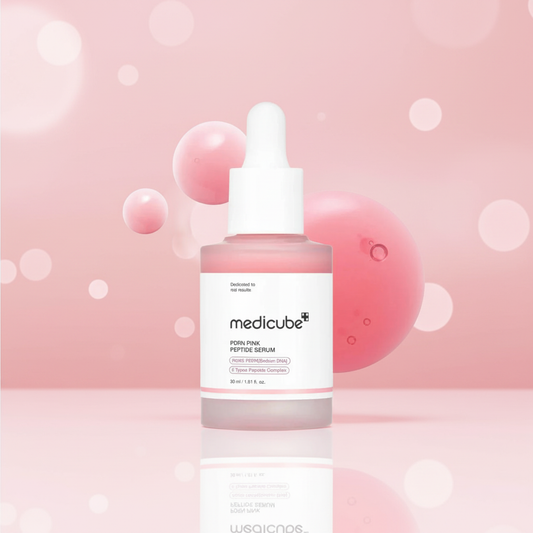 Medicube PDRN Pink Peptide Serum con fondo mejorado